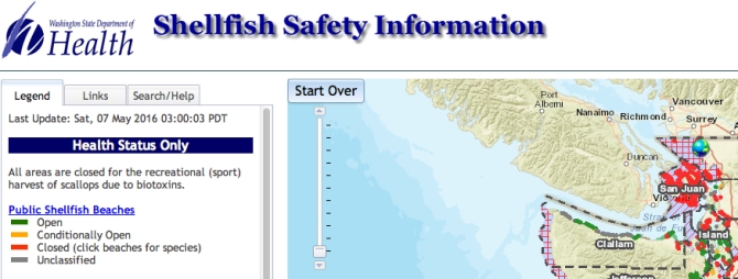 shellfish safety map
