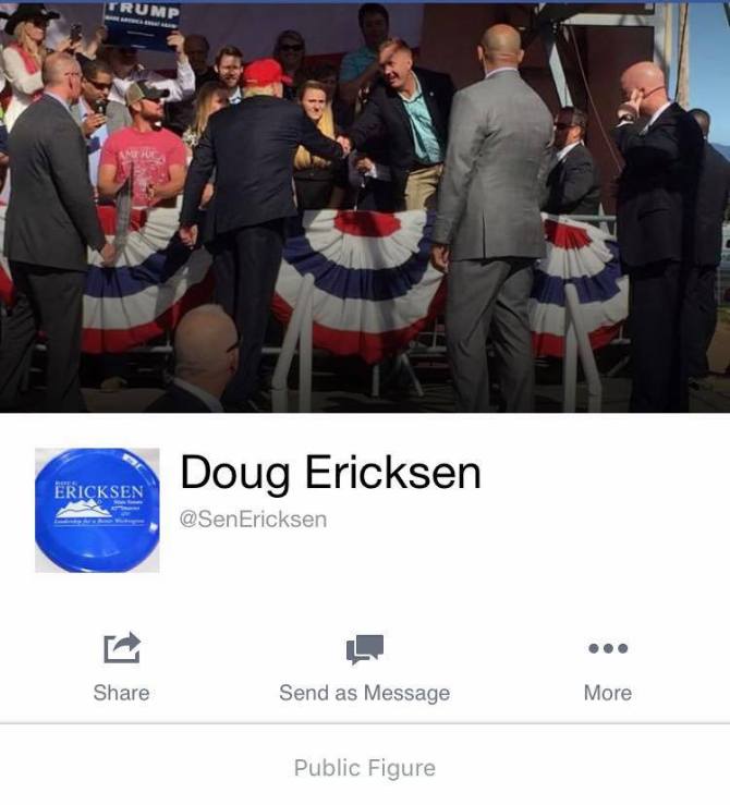 ericksen with trump at rally from his pf page